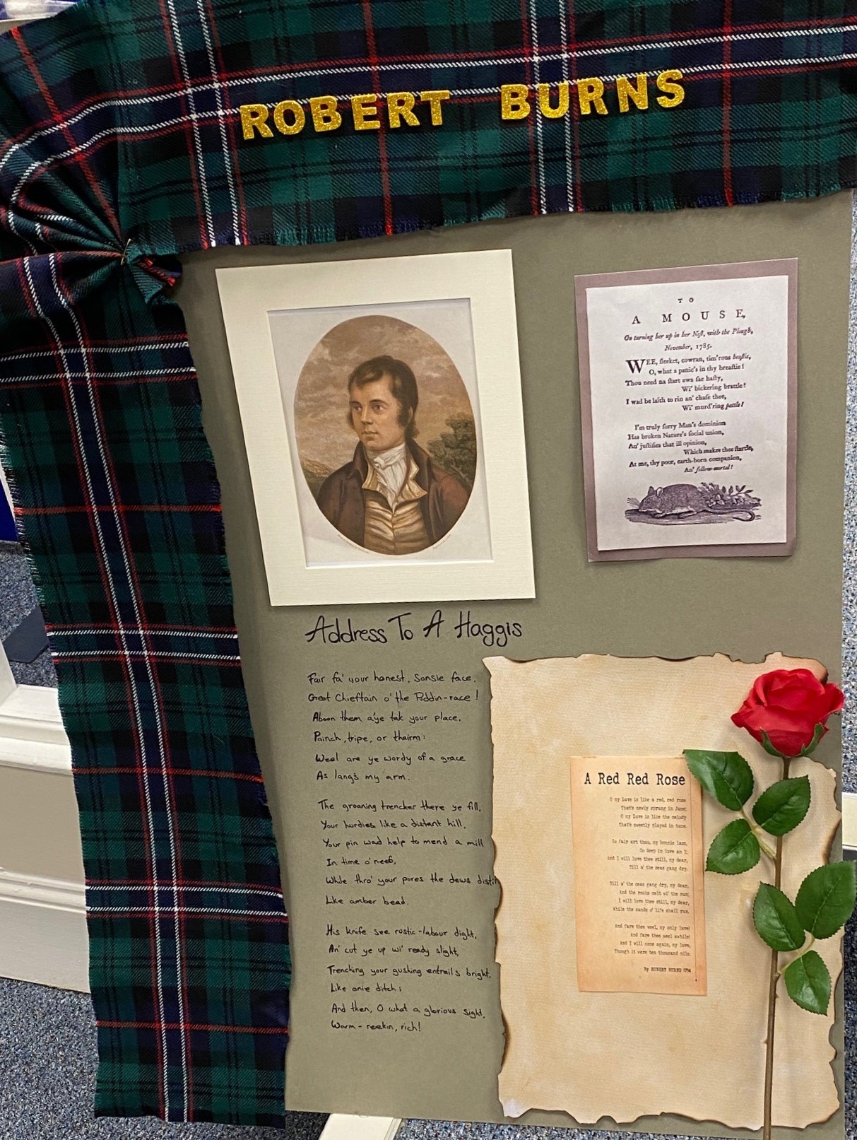 Carers Centre celebrates the life of Rabbie Burns!